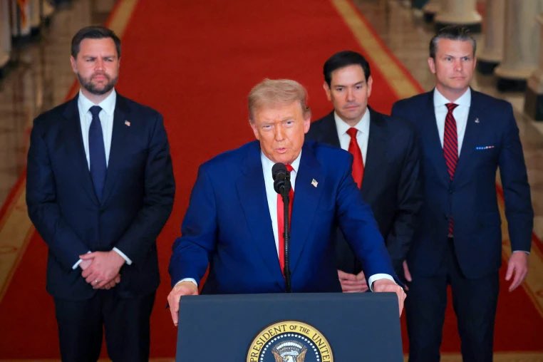 BenSwann_'s tweet image. 🇮🇷🇺🇸 UNPOPULAR OPINION: I know this might sound strange, but hear me out.
“The US told Iran that the American strikes on nuclear facilities were a one-off operation and were not intended to overthrow the Iranian government”, the WSJ reported.
What if this is “part of the deal”…