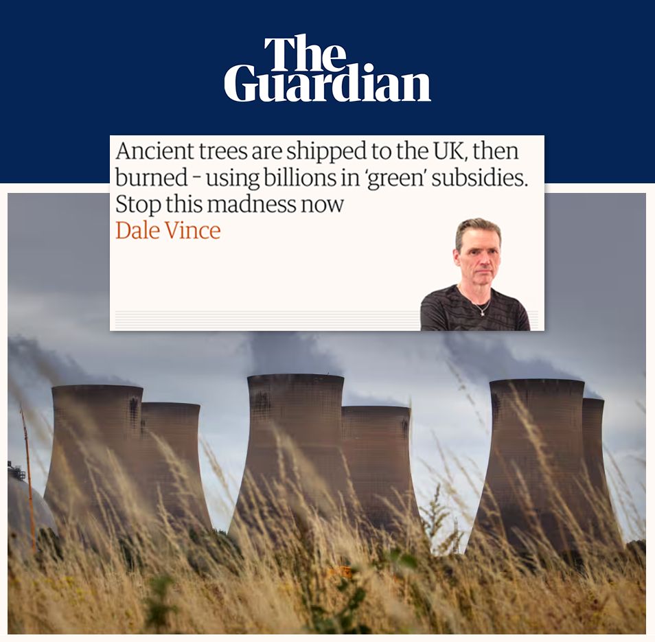 Drax is not just a Bond villain - it’s a real life villain here in Britain - simultaneously consuming vast amounts of public money (£11 billion and counting) and millions of ancient trees from Canada. Worse still, Drax claims the trees arrive in Britain entirely carbon free, and