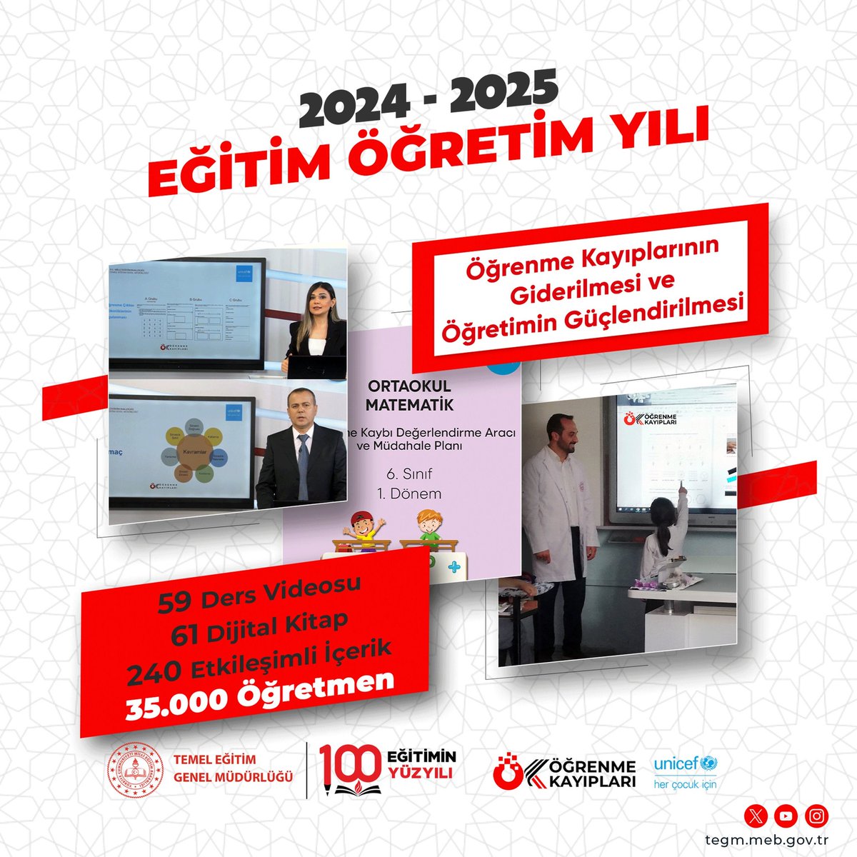 Temel Eğitim Genel Müdürlüğü (@mebtegm) on Twitter photo 📘 Sınıf içi etkinliklerle öğrenmeyi güçlendirdik,
📌Farklılaştırma ile her çocuğa dokunduk.
Öğrenme Kayıplarının Giderilmesi ve Öğretimin Güçlendirilmesi Projesi ile öğrencilerimizin öğrenme serüvenini destekledik.
<a href="/tcmeb/">Millî Eğitim Bakanlığı</a>
<a href="/Yusuf__Tekin/">Yusuf Tekin</a>
<a href="/farukyelkenci/">Ömer Faruk Yelkenci</a>
<a href="/ebubekirsavasci/">Ebubekir Sıddık Savaşçı</a> 📘 Sınıf içi etkinliklerle öğrenmeyi güçlendirdik,
📌Farklılaştırma ile her çocuğa dokunduk.
Öğrenme Kayıplarının Giderilmesi ve Öğretimin Güçlendirilmesi Projesi ile öğrencilerimizin öğrenme serüvenini destekledik.
<a href="/tcmeb/">Millî Eğitim Bakanlığı</a>
<a href="/Yusuf__Tekin/">Yusuf Tekin</a>
<a href="/farukyelkenci/">Ömer Faruk Yelkenci</a>
<a href="/ebubekirsavasci/">Ebubekir Sıddık Savaşçı</a>