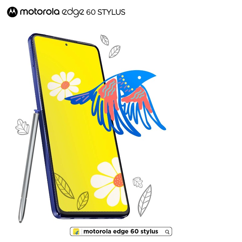 motorolaindia's tweet photo. With the Motorola Edge 60 Stylus, every idea gets the power and precision to shine. #Flexyourcreativity.
Buy now on Flipkart | https://t.co/azcEfy2uaW | leading retail stores
#MotorolaEdge60STYLUS