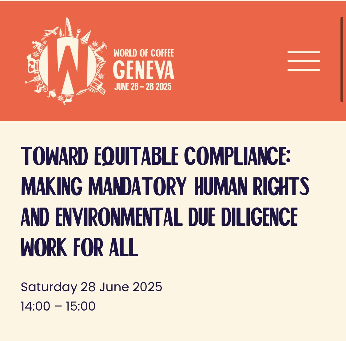 MsBrenda_A's tweet image. As global coffee VC actors come together for the World of coffee in Switzerland this week, I am excited to moderate this session organised by @ITCnews The session will explore the opportunities for companies to integrate due diligence into their operations.
@FrankTumwebazek