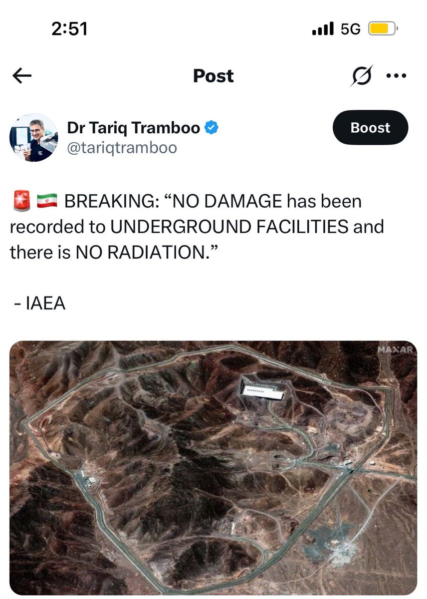 ishfaq_mir's tweet photo. @schordinger09 It is not his statement but that of IAEA. You seem to be have some motivation in spreading misinformation. https://t.co/SN1RZ4X14w