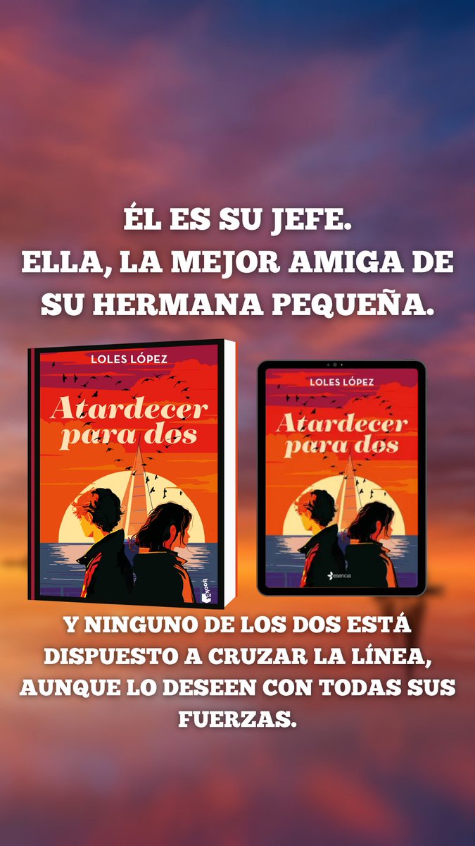 loles_lopez's tweet photo. ¡Ya lo puedes reservar en libro de bolsillo y digital!
16/7/2025
Lo que no se puede tener siempre es lo que más se desea.
Dos almas rotas. Imperfectas.
Una tensión que lo complica todo.
Un amor prohibido.
Un verano imposible de olvidar.
#Leer #libroromance #libroslibroslibros https://t.co/DK1nzqi1Pq