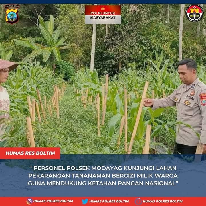 birosdm_sulut's tweet photo. Polda Sulut mendukung Swasemba dan Ketahanan Pangan Indonesia
Polri Siap Kawal dan Sukseskan Asta Cita Presiden Prabowo
#swasembadapangan 
#ketahananpangan 
#polisicintapetani
#poldasulut
#ketahananpanganpoldasulut
#swasembadapanganpoldasulut
#polri
#Polrimendukungketahananpangan https://t.co/FAno9oVbiv
