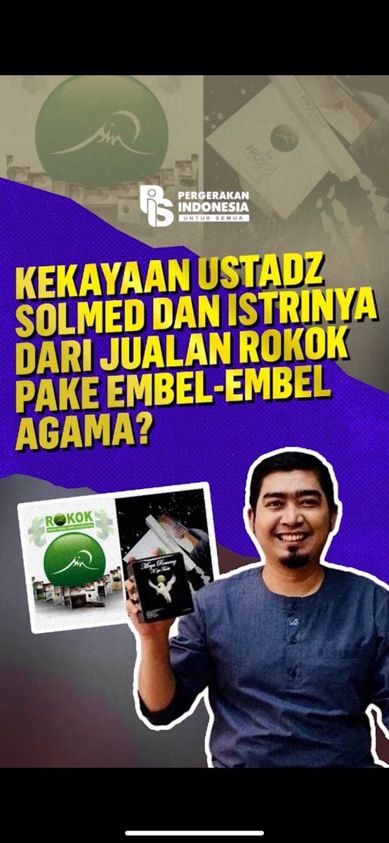 ternyata sumber cuan ustadz solmed dari jualan ‘rokok obat’

kalo jual agama di Indonesia memang paling laris