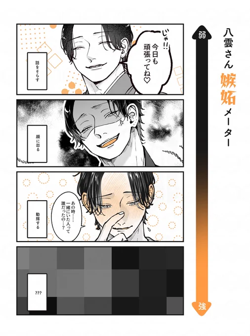 ここまでの八雲さんの嫉妬メーターです(?) 