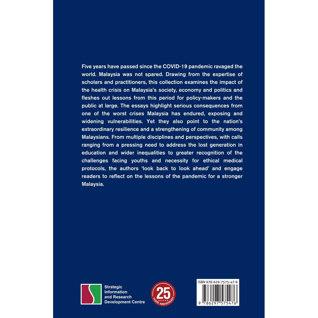 Five years have passed since the COVID-19 pandemic ravaged the world. Malaysia was not spared. Drawing from the expertise of scholars and practitioners, this collection examines the impact of the health crisis on Malaysia’s society, economy and politics.

gerakbudaya.com/product/crisis…