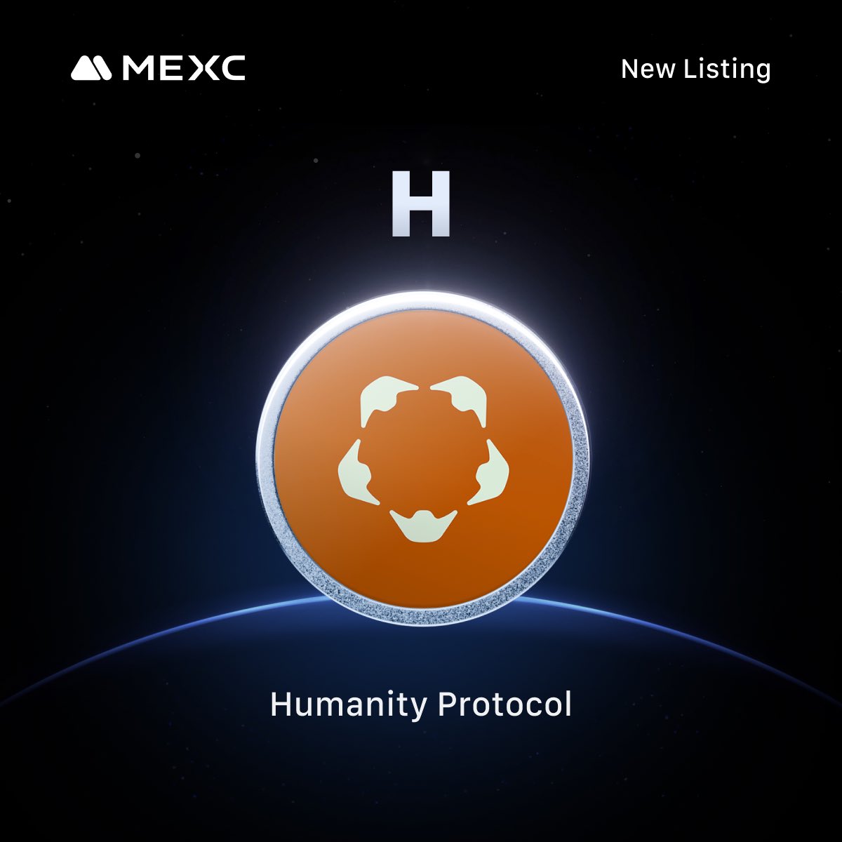 Alpha_MEXC's tweet photo. 🔔 #MEXC New Listing 🔔

🔹 $H @Humanityprot 
🔹 $H/USDT Trading: Jun 25, 2025, 09:00 (UTC)
🔹 $H/USDC Trading: Jun 25, 2025, 09:20 (UTC)
🔹 Deposit: Opened

🎉 Listing Celebration: Enjoy Zero Trading Fees!

👉Learn more:
https://t.co/VrdfEz98cA https://t.co/LU8Jw7bAYk