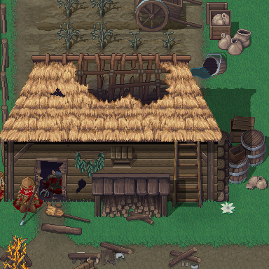 I’m working hard to bring a crumbling village to life!😆  This time, I’ve fine-tuned many scene details and added some brand-new objects.

<a href="/TiyaAndEagle/">TiyaAndEagleOfficial</a> 

#IndieGame #ゲーム制作 #今週のゲーム制作進捗 #screenshotsaturday