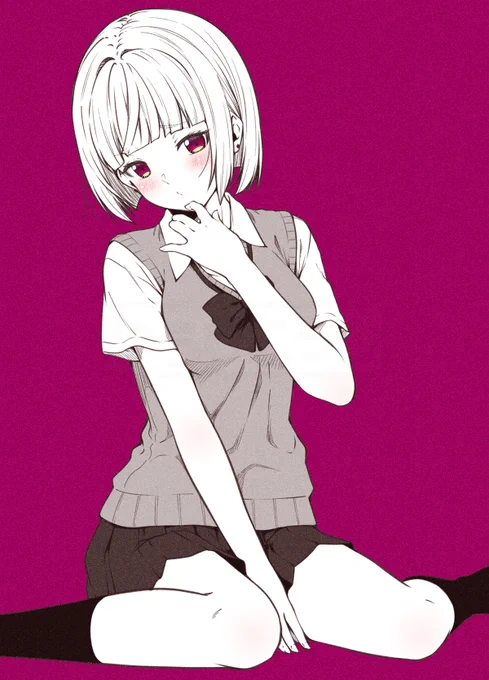 ん～… #オリジナルイラスト