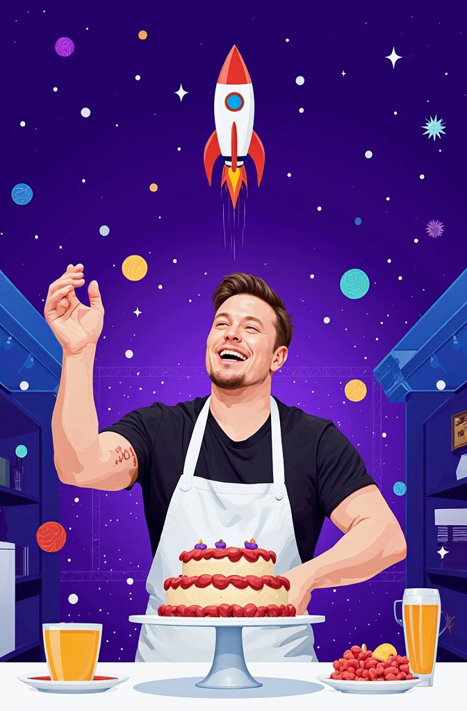 Coin_Crazee's tweet photo. What do you get when you mix Elon Musk and cake?
A recipe for a moon mission your grandma would invest in ππ
$ElonCake is baking the next meme wave β dropping June 28 π°
Join early π https://t.co/xnhicOUjdi
@ElonCakeCoin
#ElonCake #MemeCoinSeason #CryptoCake #ElonMusk https://t.co/drmjEbugKr