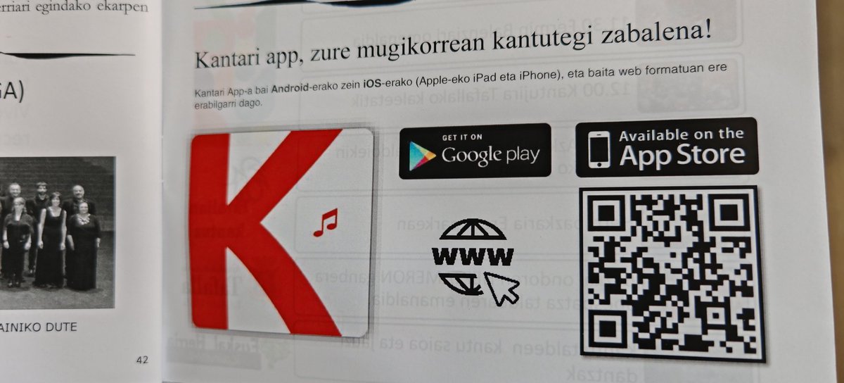 Ederto atera gara Euskal Herria Kantuz egunaren liburu fisikoan. Eskerrik asko, ohorea!