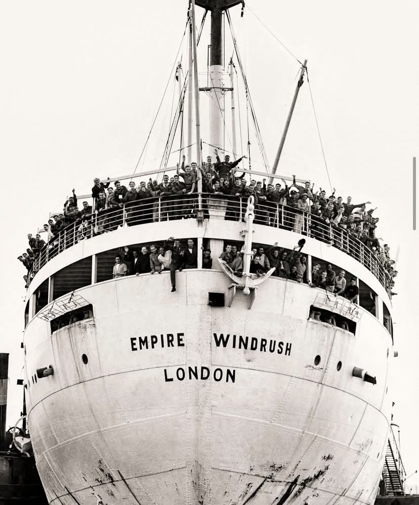 KuumbaF's tweet image. Today is #WindrushDay marking 77 years since the HMT Windrush’s arrival at Tilbury Docks 🛥️ a symbolic moment in British history! 🇯🇲 to celebrate last week we held a Tea &amp;amp; Talk session to talk about memories &amp;amp; to remember such a symbolic time in our history #ourhistorymatters✊🏾
