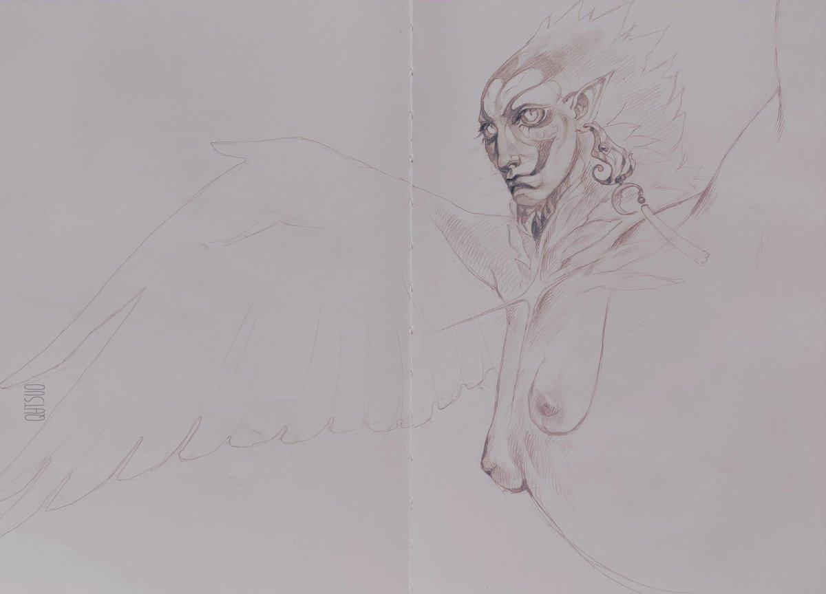qatsuoo's tweet image. harpy
