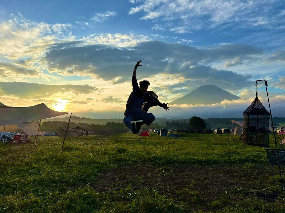 山が僕を呼んでました⛰️🏕️
#ふもとっぱら