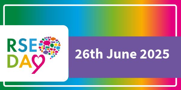 Taking place on the last Thursday of June, RSE Day is all about encouraging open, honest discussions around relationships and sex education. There is a different theme every year, and the theme for RSE Day 2025 is 'Communicate!' 

Find resources here: buff.ly/tB6yuRZ