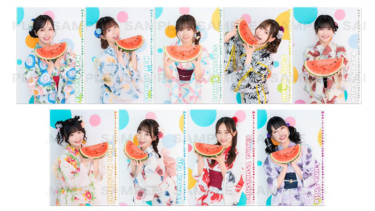 22/7 河瀬 詩 浴衣ソロポスター ナナ虹会 ナナニジ ナナブンノニジュウニ 22/7 河瀬詩 on X: