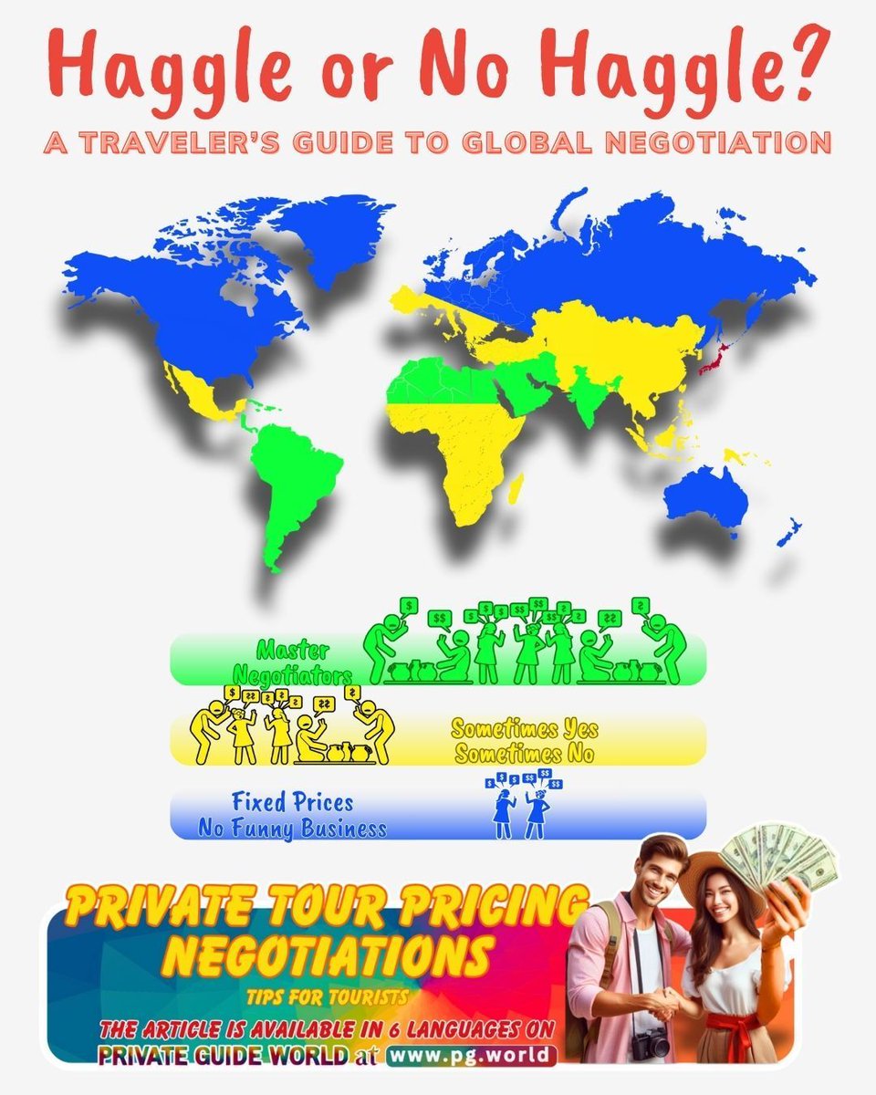 wwwpgworld's tweet image. Read "Private Tour Pricing Negotiations: Tips for Tourists" on PRIVATE GUIDE WORLD in six languages: pg.world/articles/priva… 
#TravelTipsForBeginners #TourOperatorTips #TravelFinance #SavvyTraveler #DreamVacation #TravelGoals #LocalGuides #AuthenticExperiences #TravelWell