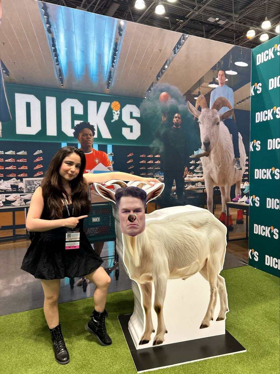 GOATs: <a href="/JohnCena/">John Cena</a> <a href="/_denisesalcedo/">Denise 'Hollywood' Salcedo</a> 
DICKs: <a href="/ishowspeedsui/">Speed⭐️</a> <a href="/KDTrey5/">Kevin Durant</a>