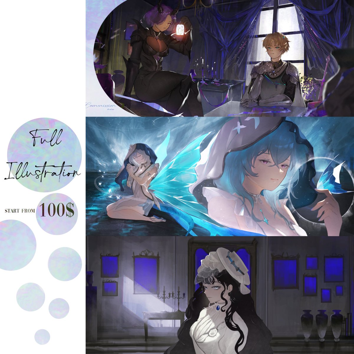 Re-X and likes are very appreciated!.

Hello, I'm currently available to work.
If you're interested don't hesitate to dm me or check out info down below. Thankyou!
sakelilacgallery.carrd.co

#commission #commissionsopen