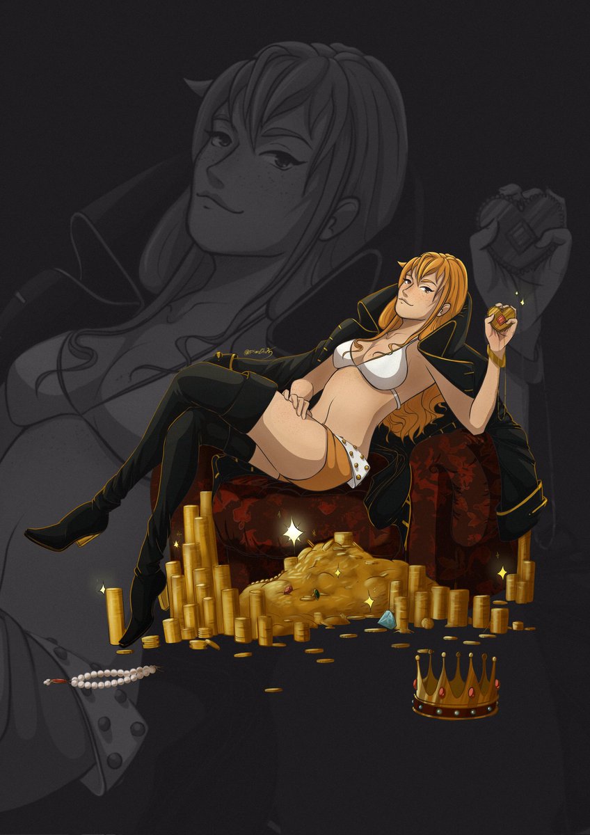Nami for <a href="/namiartcollab/">Nami Art Collab</a> 🤎  #Nami #ONEPIECE