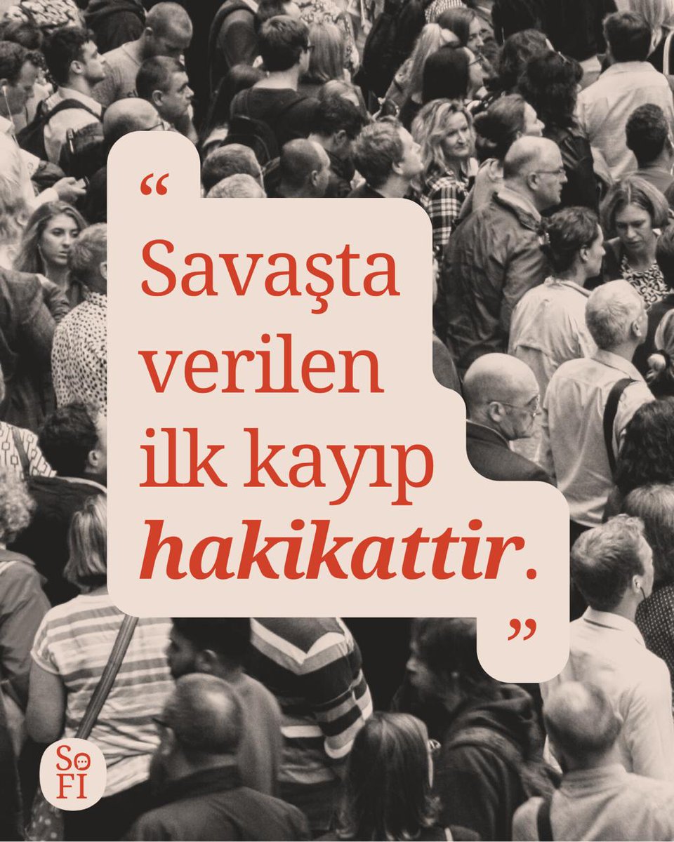 “Savaşta verilen ilk kayıp hakikattir.”
#dezenformasyon #savaş #iletişim