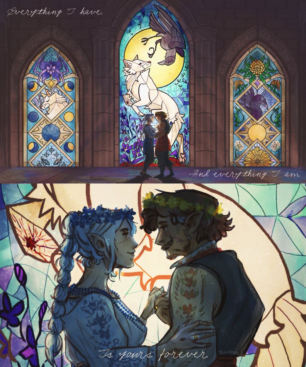TCustodis's tweet photo. This Sunday post will be a bit different because it's been exactly one year since I made that wedding doodle sheet. What's a better way of celebrating it than being even more cringe on main, happy anniversary Connieheart 💜 https://t.co/08fdjcNdOi