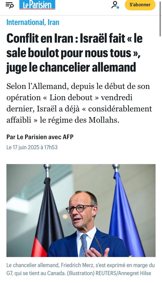 C’est quand même pas compliqué de mettre les priorités dans le bon ordre… Le Premier ministre britannique et le chancelier allemand y arrivent bien.