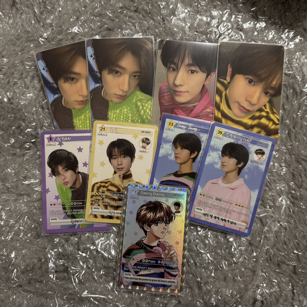 fumily_'s tweet photo. NCT WISH   log in トレカ　交換

譲：シオン、ユウシ、ジェヒ、リョウ、サクヤ

求→リク(log inトレカでしたら異種も検討いたします。)

※スペシャルカードはスペシャルカード同士の交換となります。

郵送にて交換希望です🙇‍♀️
お気軽にお声掛けください！
#NCTWISH交換 https://t.co/H32IeDc5is
