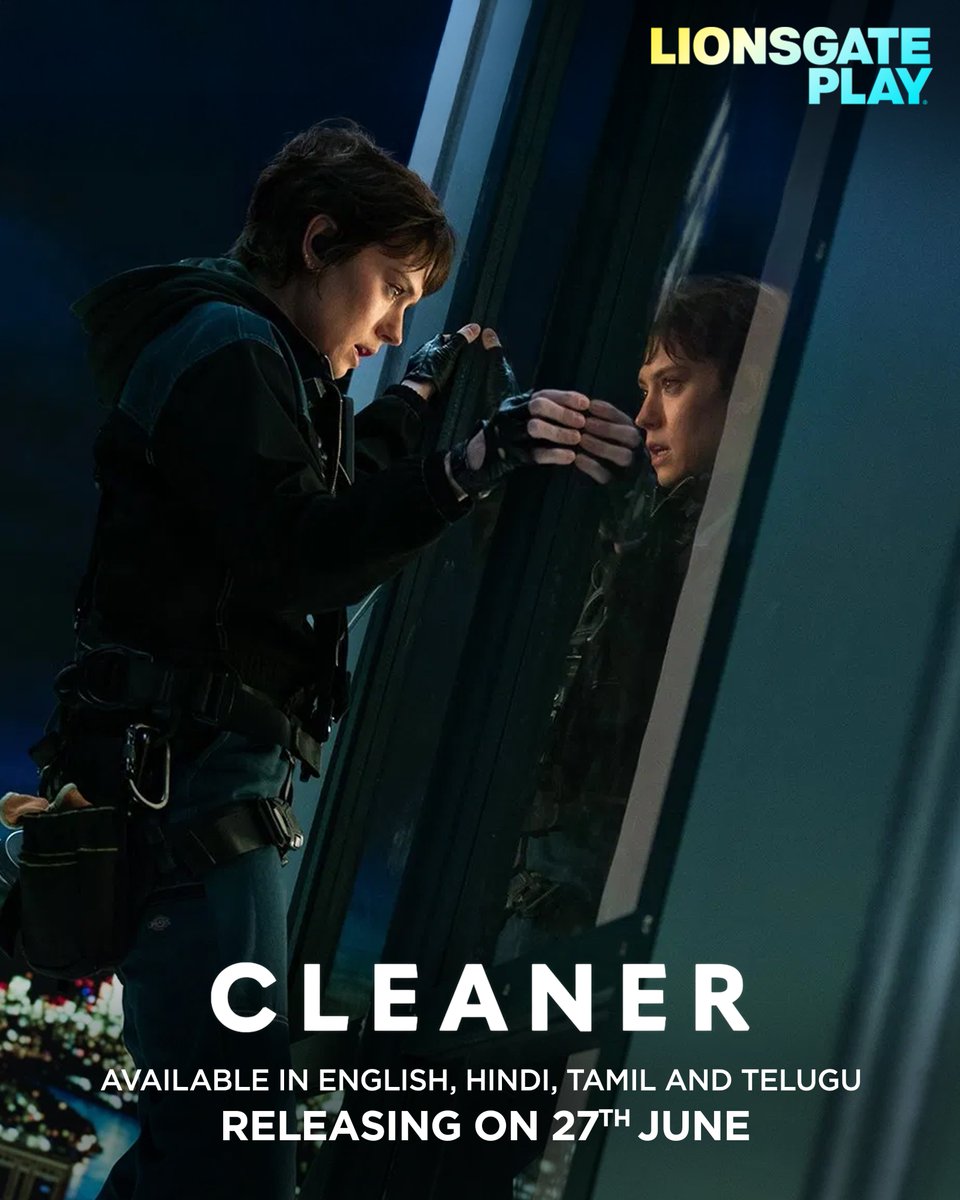 lionsgateplayIN's tweet image. Window cleaner on the outside.
Super soldier with a mission on the inside.
Will Joey save her brother from the terrorists? Find out in Cleaner, releasing on Lionsgate Play, 27th June.

#Cleaner