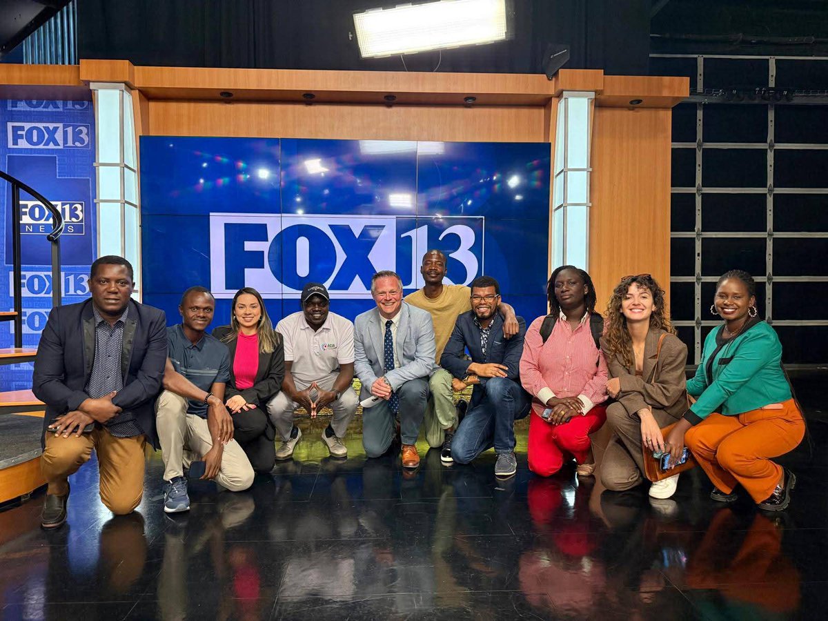 SabirMusa16's tweet photo. π Inside the studios of some of major media houses in America, including KSTV and FOX 13 News, @AdigaRobert proudly represented our brand of @AruaCityJournos by donning in his association t-shirt.
Glow βπ #YourStoriesToInspire || #ForTheLoveOfLocalContent https://t.co/Lzv9ElxdHu