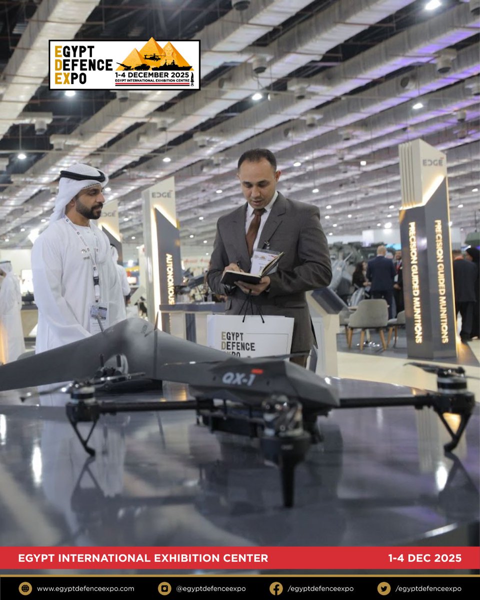 Showcase your latest technologies where the world’s defense leaders gather.
Join 400+ exhibitors and be part of 2,000+ high-level meetings at hashtag#EDEX2025.

🔗 Book your stand today: zurl.co/6NFDe