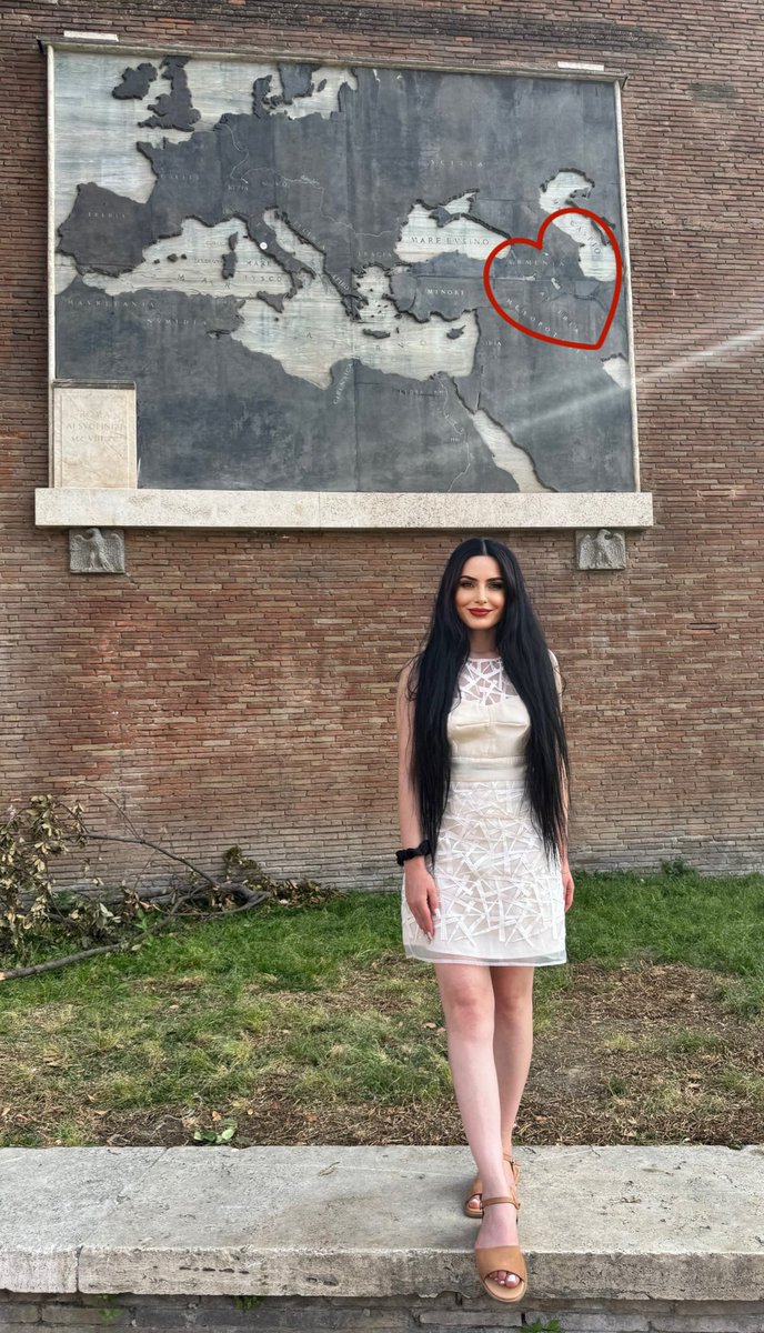 ANZHELA_YAN's tweet photo. Now both a proud Armenian and Assyrian moment: In the heart of Rome, at the Museo della Forma Urbis, you can admire the ancient marble map of Rome. There, side by side, are my Armenia and my Assyria—etched into the ancient world. My home is in the heart ❤️ https://t.co/nvgthhwn8f