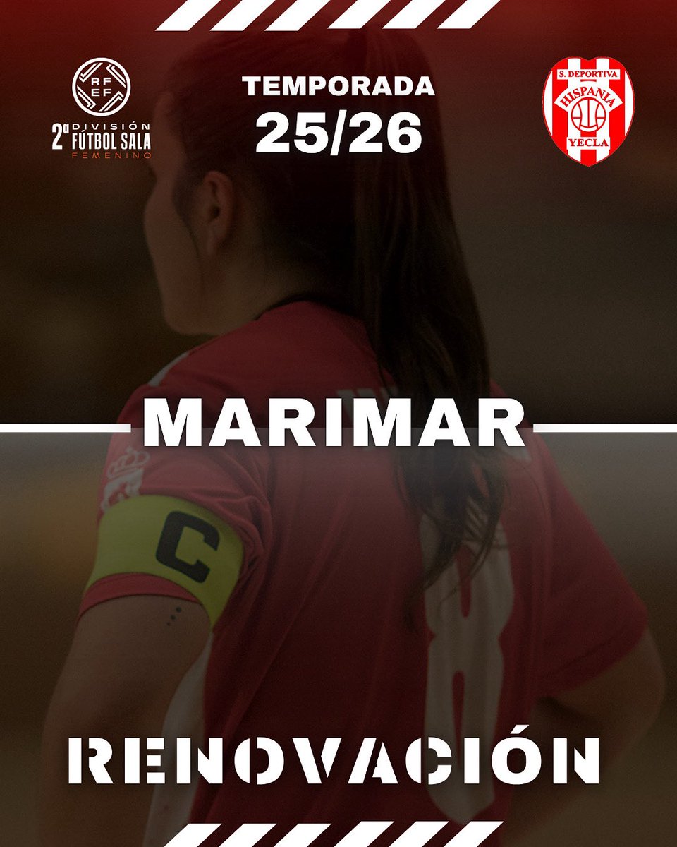 𝗥𝗘𝗡𝗢𝗩𝗔𝗖𝗜𝗢́𝗡 |

Marimar continuará un año más con nosotros🔥⚽️

Capitana, referente y una de las jugadoras con más trayectoria en el club. Su experiencia y su compromiso son fundamentales para el equipo.

¡Orgullosos de seguir contando contigo! ❤️🤍