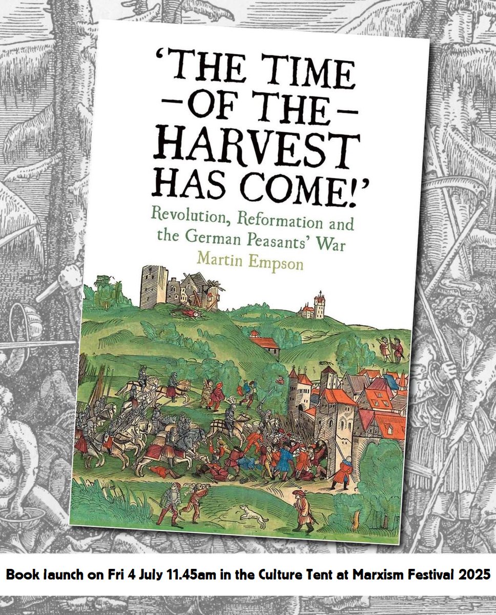 Very pleased to speaking <a href="/MarxismFestival/">Marxism Festival</a> twice this year. Doing a book launch of "Time of the Harvest has Come" and also talking on "Degrowth:  trying to fix capitalism or replace it?
Come and join in. More info➡️bit.ly/marxism25