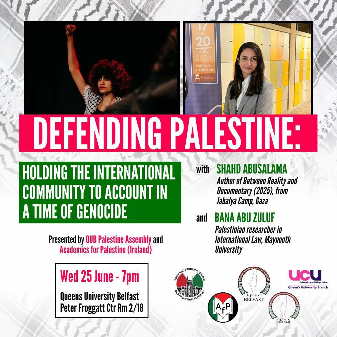 John Barry (@profjohnbarry) on Twitter photo Happening this Wednesday
All welcome
<a href="/ipsc48/">IPSC</a> <a href="/BDTUC/">BelfastTradesCouncil</a> <a href="/NoG3nocide/">Mothers Against G3nocide</a> Happening this Wednesday
All welcome
<a href="/ipsc48/">IPSC</a> <a href="/BDTUC/">BelfastTradesCouncil</a> <a href="/NoG3nocide/">Mothers Against G3nocide</a>
