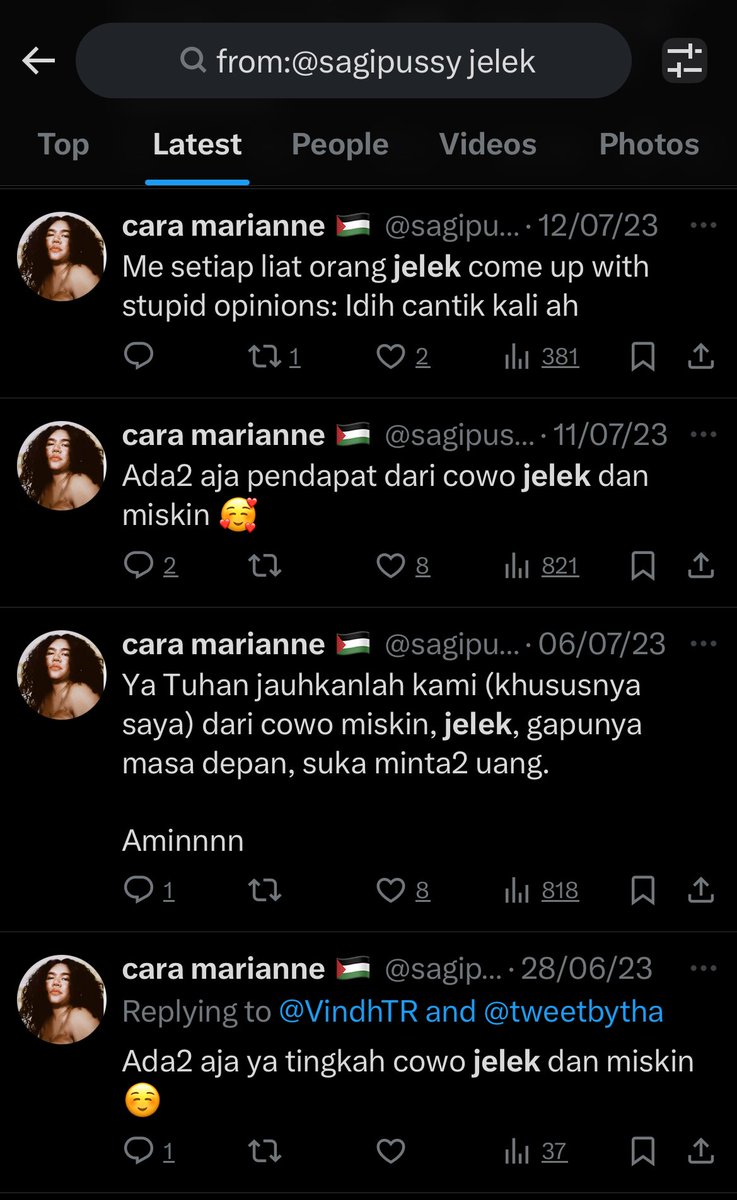 hiliricaci's tweet photo. @lifesopathetic Mau simpati sama dia, tapi she literally ngatain fisik buat nyerang semua gender as slurs, and people keep defending her like she did nothing 🤷🏻‍♂️ shame https://t.co/MyOQhhHTBg