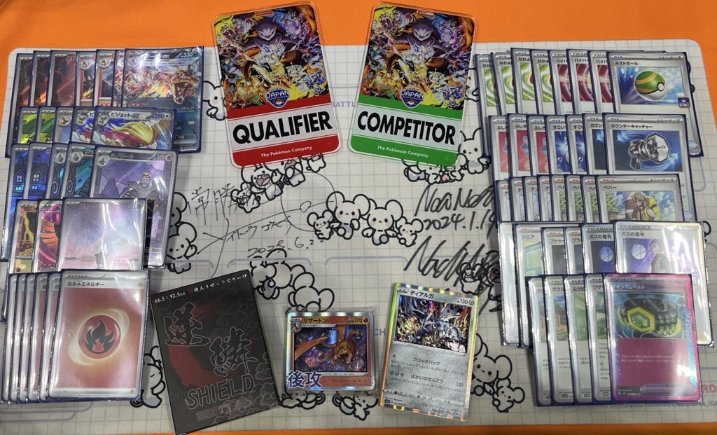 [老闆 League] Pokémonja 榨山 Campionships 2025&nbsp; Winners & Top Ranked 牌組 Recipes Summary [Pokéka PJCS2025]. 牌組圖片