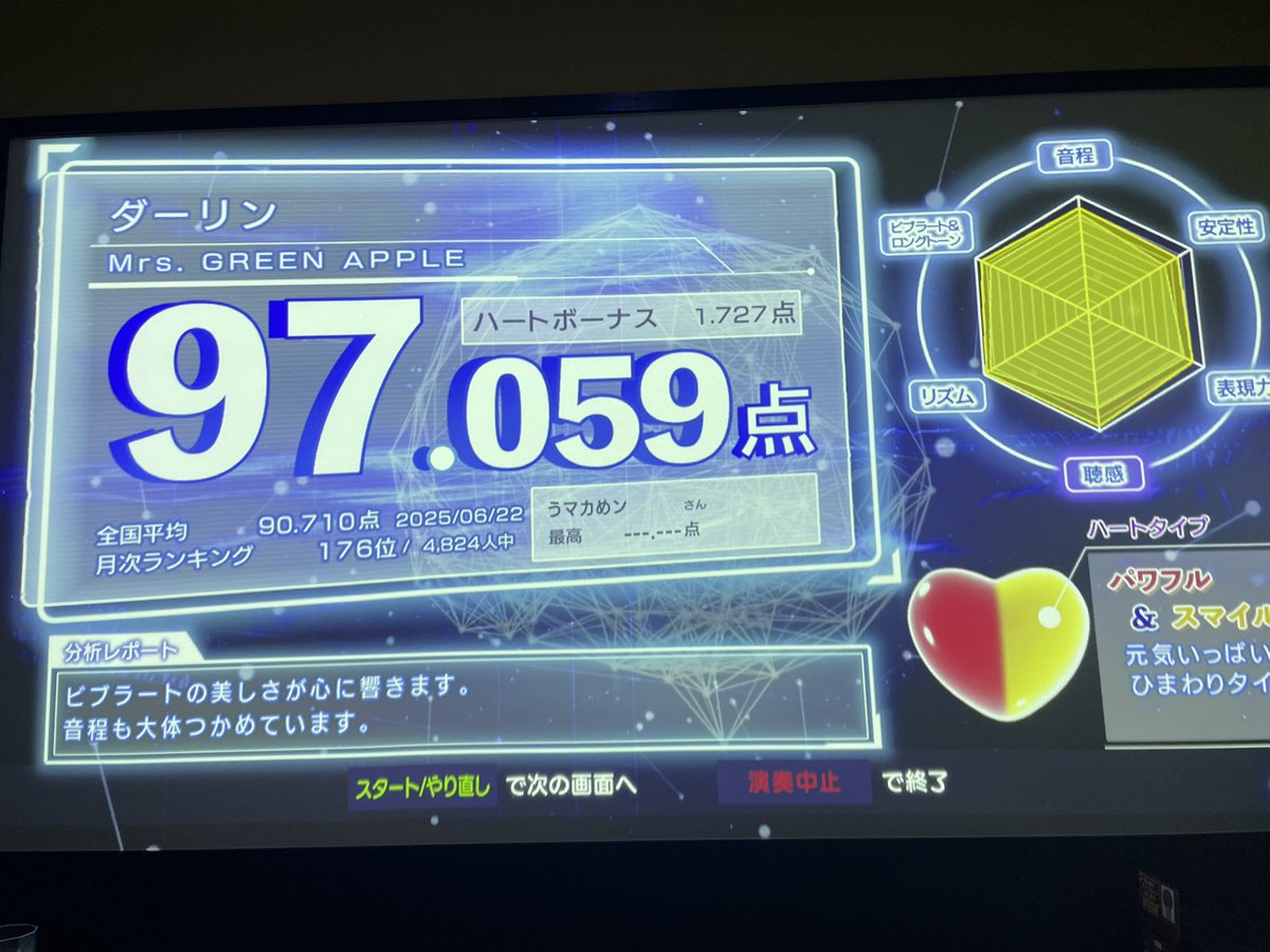 skysdetun's tweet photo. 新採点初見リザルト https://t.co/TyCKtAAyBR