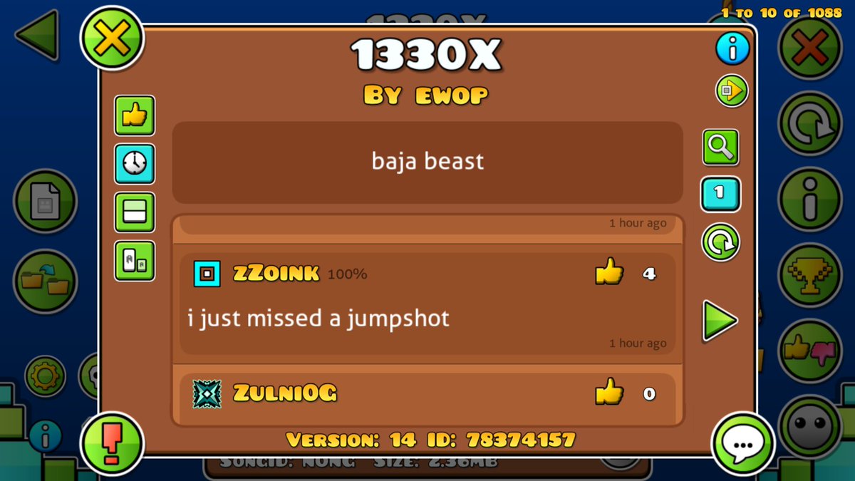 HG14mmar's tweet photo. Am I dreaming? what @gdzoink doing in my stream. He came in for a bit and after that I randomly saw the comment that he beat 1330x. i died 90%.. what is happening https://t.co/k1X5Pa98Je