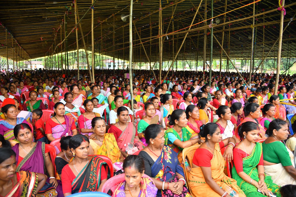 PramodBoroBTR's tweet photo. Had the pleasure of interacting with beneficiaries of our key welfare and flagship initiatives at the Beneficiary Meet & Socio-Economic Awareness Programme in Khwirwbari BTC Constituency today.

These meaningful interactions deepen our resolve to deliver inclusive growth and people-centric governance. By connecting directly with citizens, we ensure that every initiative truly reaches the grassroots and contributes to a more empowered BTR.