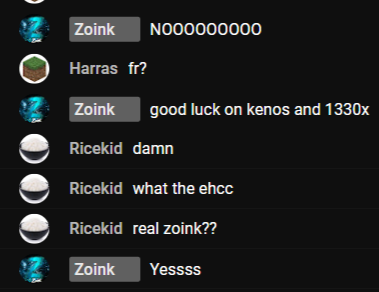 HG14mmar's tweet photo. Am I dreaming? what @gdzoink doing in my stream. He came in for a bit and after that I randomly saw the comment that he beat 1330x. i died 90%.. what is happening https://t.co/k1X5Pa98Je