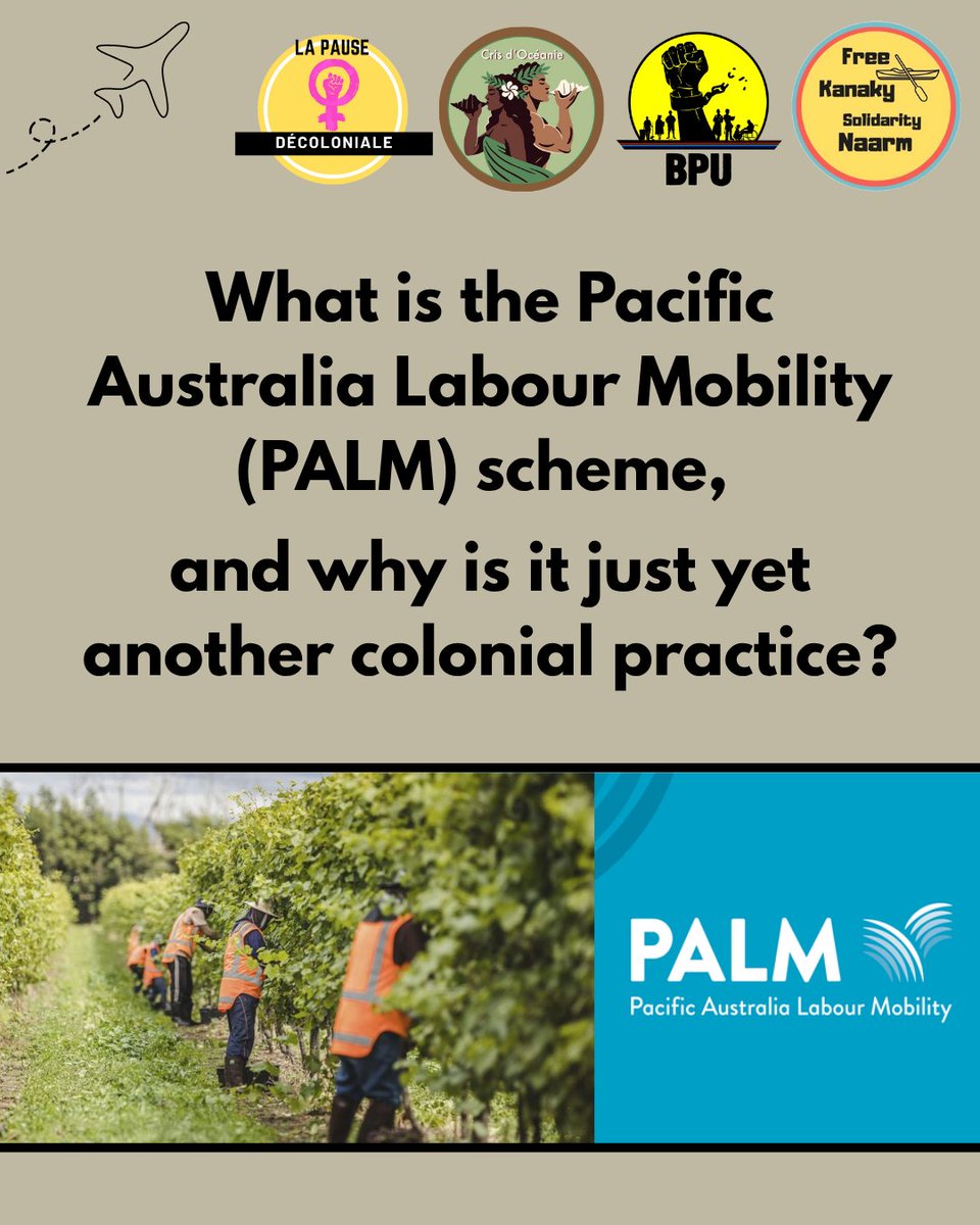 You can now find the translation of La Pause Décoloniale &amp; <a href="/cris_d0ceanie/">Cris d’Oceanie</a> 's short analysis of the PALM scheme in the context of Kanaky/New Caledonia in partnership w/ Black Peoples Union and Free Kanaky Solidarity Naarm
Insta: instagram.com/p/DLLYTm7INpz/…
FB: facebook.com/share/p/18p6dE…