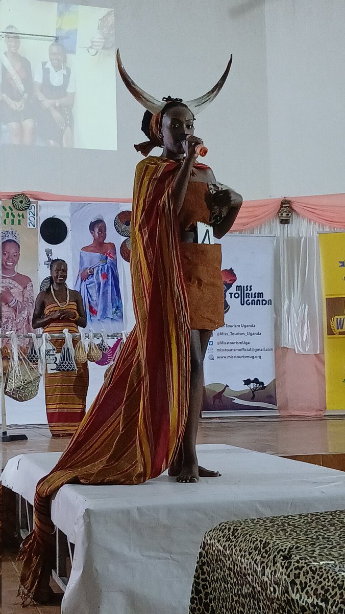 beckersempebwa's tweet image. One of the creativity at the miss tourism Ankole, The long horned cattle