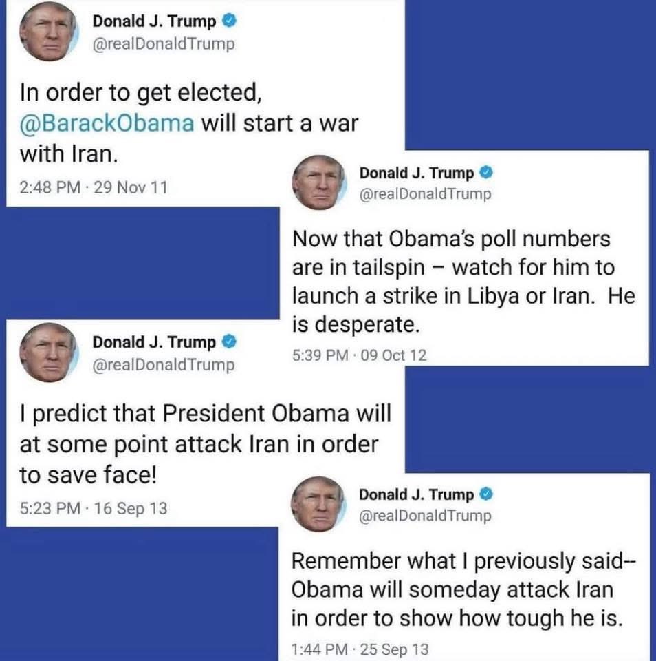 So explain your “need to start a war” again!
Or this just a reprise of the same thinking. 
Or is this yet another distraction from what’s happening to your performance ratings? 
The sooner #NATO throws out the US the better.
#IsraeliranWar #DonaldTrump #USA #POTUS