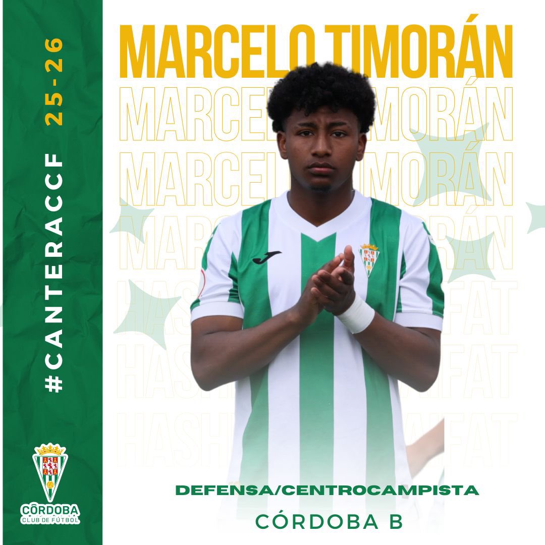 canblanquiverde's tweet image. Marcelo Stephano (18) promociona desde el #CCFJuvenilA y será jugador #CCFB en la 25/26. La temporada pasada ya renovó 2026+1 por su gran rendimiento y futuro.

#futmasc #TerceraRFEF