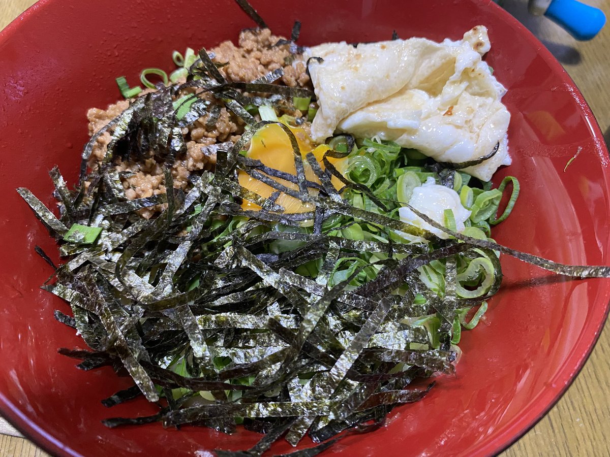 Tiara_Tears's tweet photo. 旦那さんが作ってくれた混ぜそば❣️美味しくて追い飯までしてしまったわ…_(:3 」∠)_ https://t.co/zj362A8Gio
