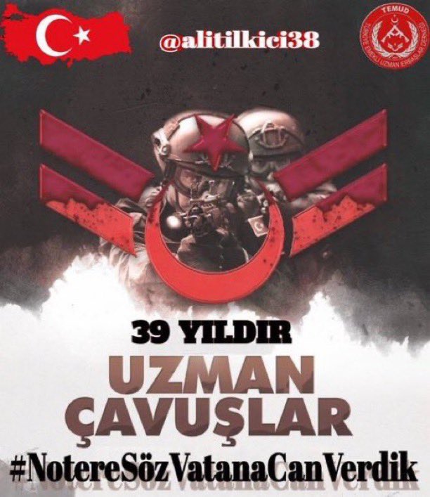 alitilkici38's tweet photo. Duası Şehitlik olan bir mesleğin Sözleşmesi Olur mu?
#40YılUzmanÇavuşuDuymadınız
#UzmanÇavuşlaraHak
@TEMUD_2024 https://t.co/CJ3gLuNlQ7