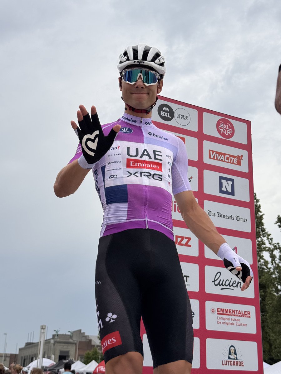 @UAE-TeamEmirates (@teamemiratesuae) on Twitter photo Pippo in purple 💜
It’s time to rock and roll on the final stage of the #BaloiseBelgiumTour. After his efforts yesterday, <a href="/Filobaroncini/">Filippo Baroncini</a> takes a four-second lead into today’s stage around Brussels 🇧🇪
Let’s get it done guys! 💪🏻 #WeAreUAE Pippo in purple 💜
It’s time to rock and roll on the final stage of the #BaloiseBelgiumTour. After his efforts yesterday, <a href="/Filobaroncini/">Filippo Baroncini</a> takes a four-second lead into today’s stage around Brussels 🇧🇪
Let’s get it done guys! 💪🏻 #WeAreUAE