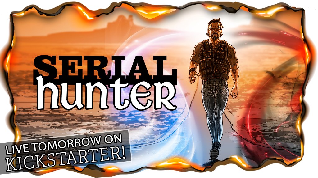 Kickstarter for collecting the first issue of my web comic 'Serial Hunter' is going live. Head over and sign up for pre-launch now. kickstarter.com/projects/aaron…